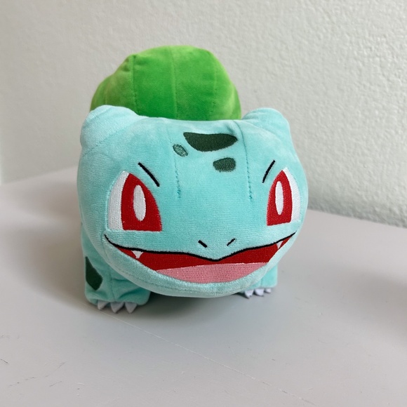 Pokemon Bulbasaur 8" Plush Stuffed Animal Toy - smiling, cute, soft - Picture 2 of 10